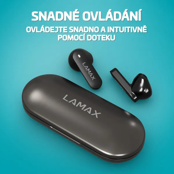Lamax SteelTones1, čierne LXIHMSTNS1NAA