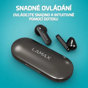 Lamax SteelTones1, čierne LXIHMSTNS1NAA