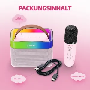 LAMAX KaraokeKid1 ružová, ružová