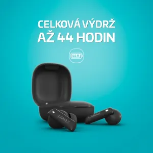 Lamax Clips1 ANC Bluetooth slúchadlá čierne