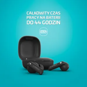 Lamax Clips1 ANC Bluetooth slúchadlá čierne