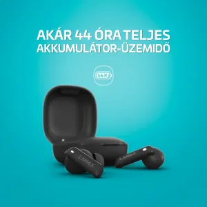 Lamax Clips1 ANC Bluetooth slúchadlá čierne