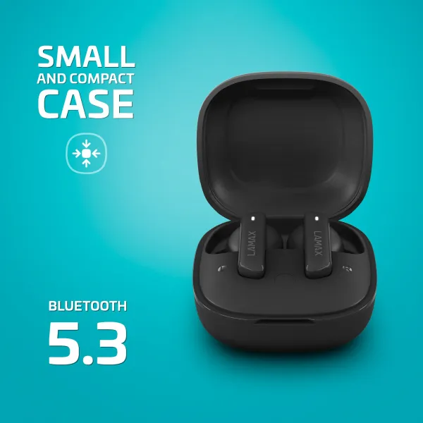 Lamax Clips1 ANC Bluetooth slúchadlá čierne