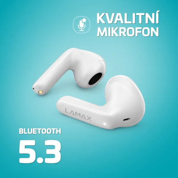 Sluchátka Lamax Tones1 bílé