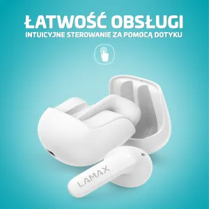 Sluchátka Lamax Tones1 bílé