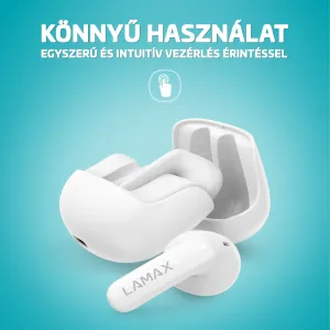 Sluchátka Lamax Tones1 bílé