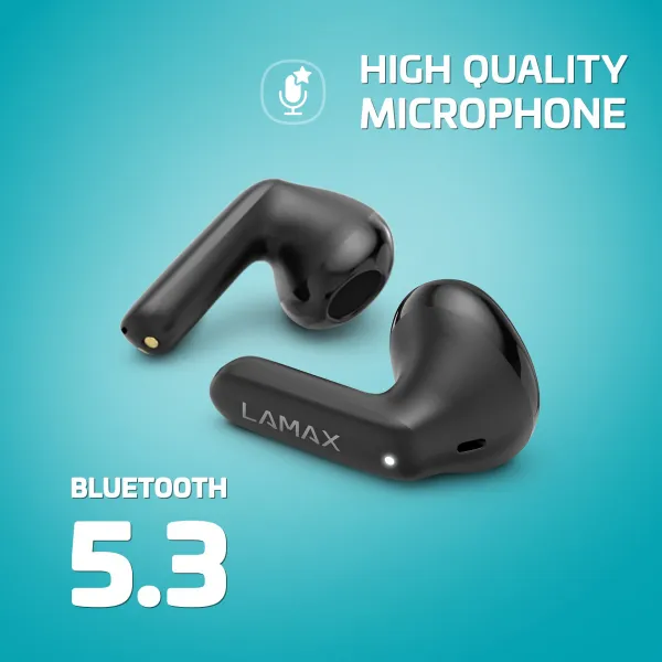 Lamax Tones1 Bluetooth slúchadlá čierne