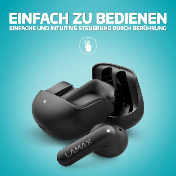 Lamax Tones1 Bluetooth slúchadlá čierne