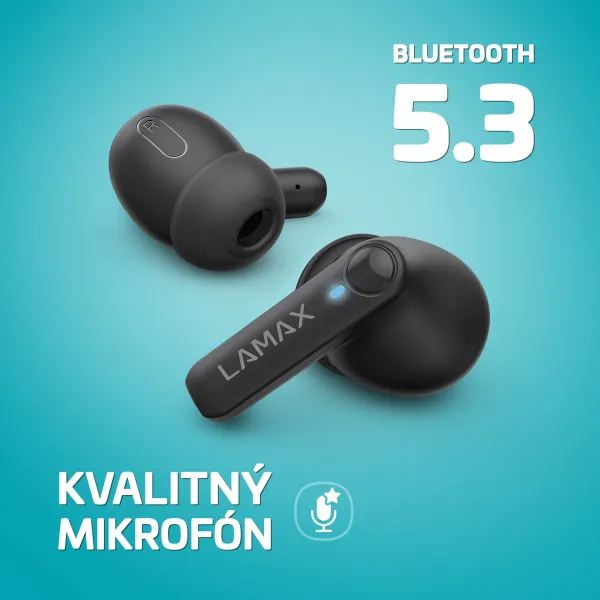 Lamax Clips1 Play čierne bluetooth slúchadlá 8594175359381