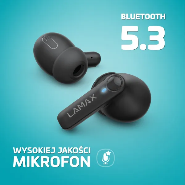 Lamax Clips1 Play čierne bluetooth slúchadlá 8594175359381