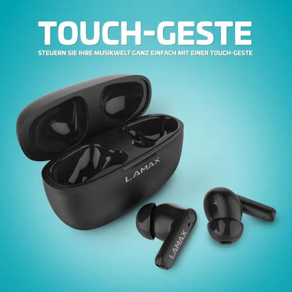 Lamax Clips1 Play čierne bluetooth slúchadlá 8594175359381