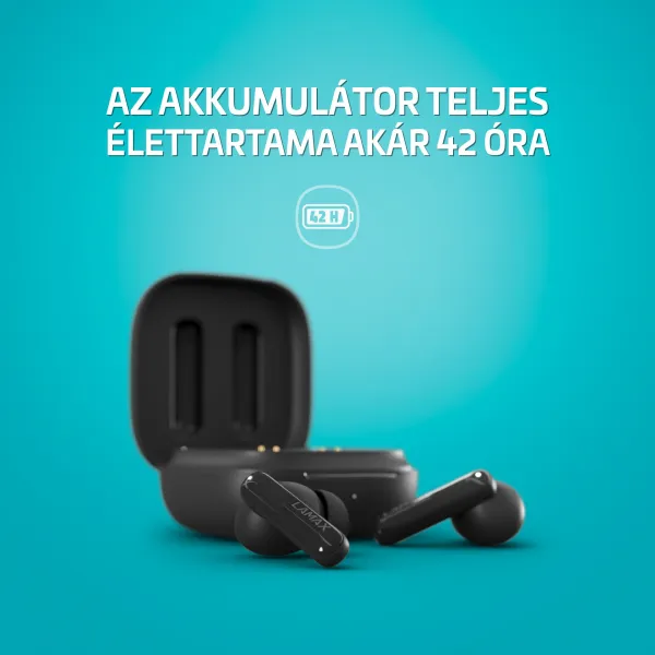 Lamax Clips1 Plus čierne Bluetooth slúchadlá