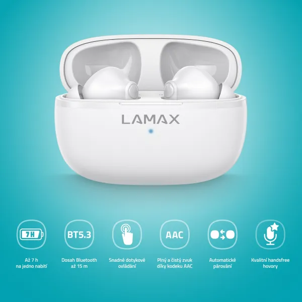 LAMAX Clips1 Play, biele LXIHMCPS1PNWA