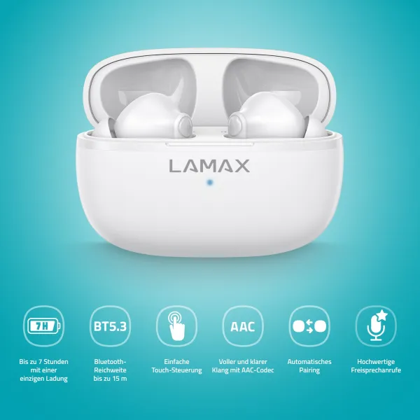 LAMAX Clips1 Play, biele LXIHMCPS1PNWA
