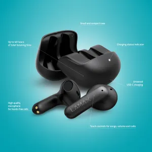 Lamax Tones1 Bluetooth slúchadlá čierne