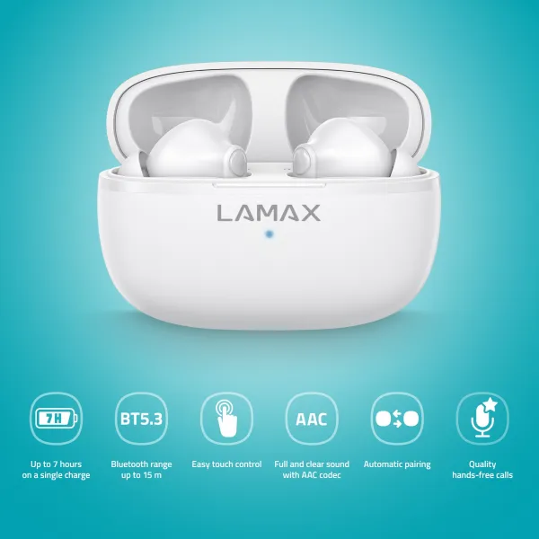 LAMAX Clips1 Play, biele LXIHMCPS1PNWA