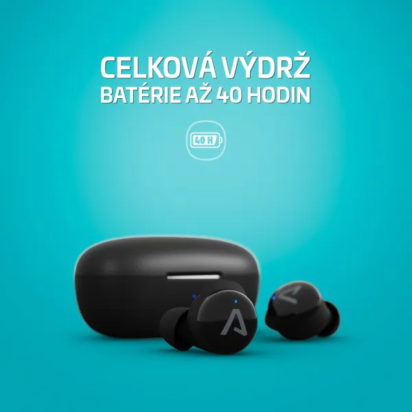 Lamax Dots3 Bluetooth slúchadlá čierne