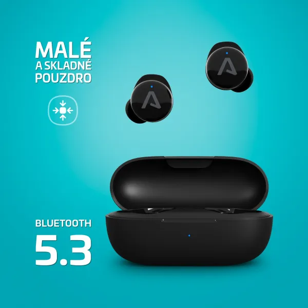 Lamax Dots3 Bluetooth slúchadlá čierne