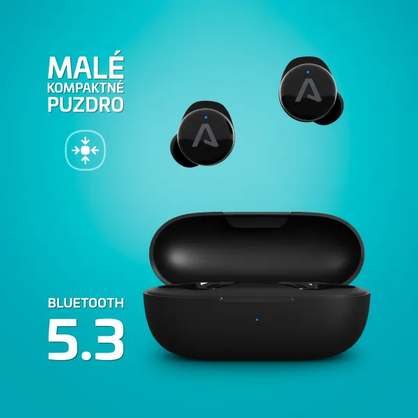 Lamax Dots3 Bluetooth slúchadlá čierne