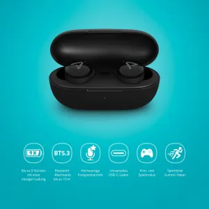 Lamax Dots3 Bluetooth slúchadlá čierne