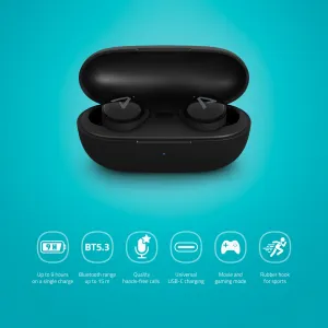 Lamax Dots3 Bluetooth slúchadlá čierne