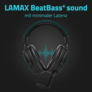 LAMAX Heroes General1 - náhlavní sluchátka - černá
