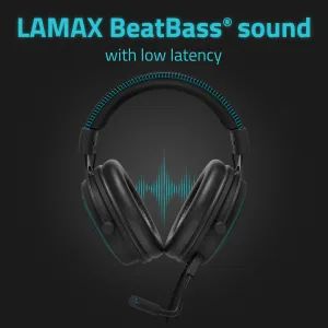 LAMAX Heroes General1 - náhlavní sluchátka - černá