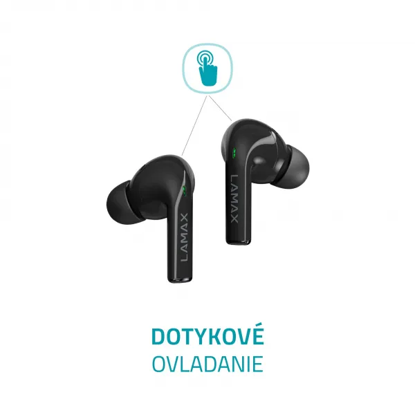 Lamax Clips1 Bezdrôtové slúchadlá čierne 8594175357493