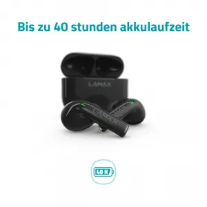 Lamax Clips1 Bezdrôtové slúchadlá čierne 8594175357493