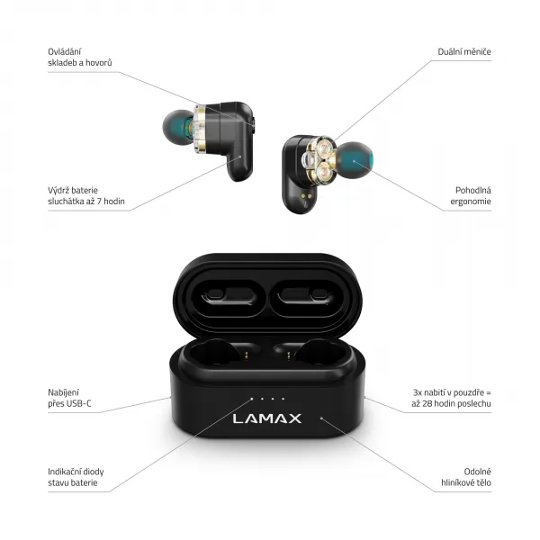 Lamax Duals1 Bluetooth slúchadlá Duals1