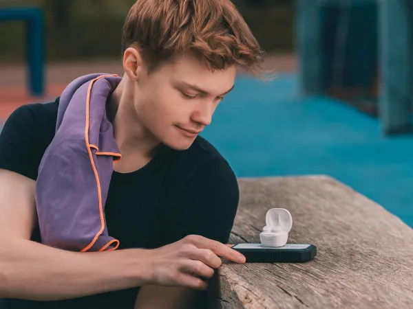 LAMAX DOTS2 Bezdrôtové slúchadlá, biela, veľkosť