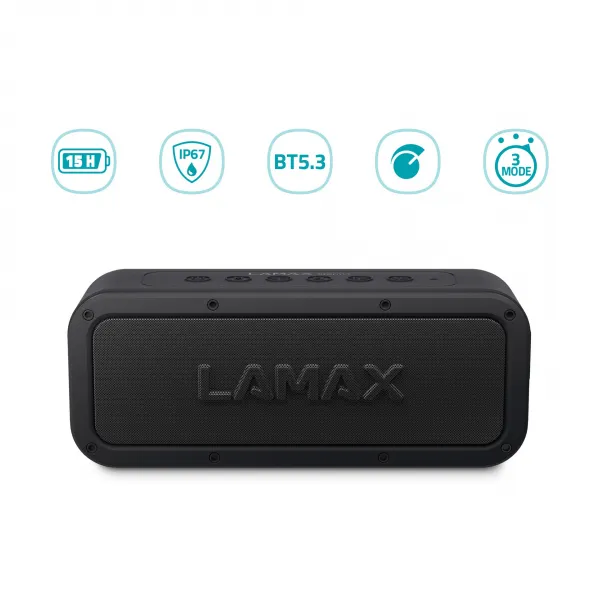 LAMAX Storm1, bezdrôtový reproduktor, čierny LMXSM1B