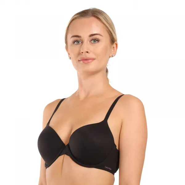 Dámska podprsenka Calvin Klein vystužená s kosticami čierna (F3837E-001) 80D