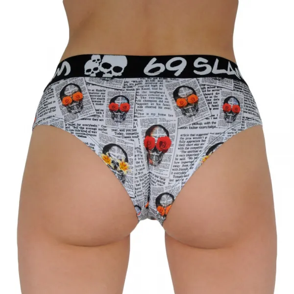 Dámske nohavičky 69SLAM boxer newspaper (GYXNSK-PO) M