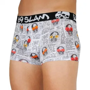 Pánske boxerky 69SLAM hip newspaper (MSYNSK-PO) S, trenky