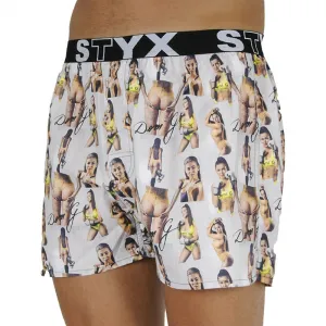 Pánske trenky Styx art športové guma - Deni G - limitovaná edícia (B1159) XL, trenírky