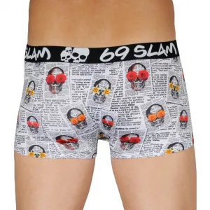 Pánske boxerky 69SLAM hip newspaper (MSYNSK-PO) S, trenky
