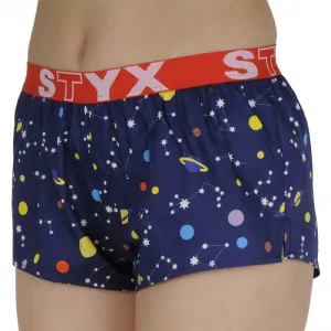 Dámske trenky Styx art športová guma planéty (T1057) M, trenírky