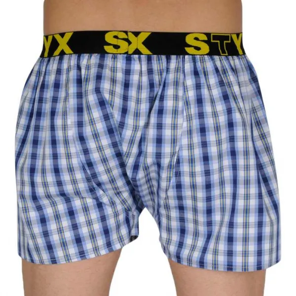 Pánske trenky Styx športová guma viacfarebné (B106) S, trenírky