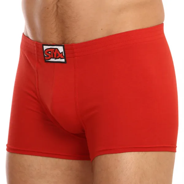 Pánske boxerky Styx klasická guma červené (Q1064) M, trenky