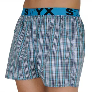 Pánske trenky Styx športová guma viacfarebné (B112) M, trenírky
