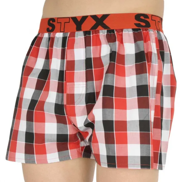Pánske trenky Styx športová guma viacfarebné (B831) S, trenírky
