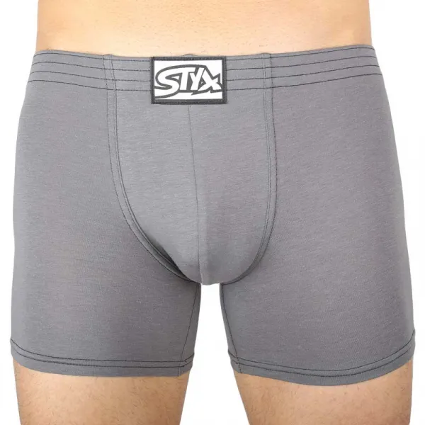 3PACK pánske boxerky Styx long klasická guma viacfarebné (F10606263) L, trenky