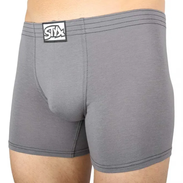 3PACK pánske boxerky Styx long klasická guma viacfarebné (F10606263) L, trenky