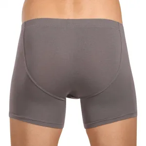 3PACK pánske boxerky Styx long klasická guma tmavo sivé (3F1063) M, trenky