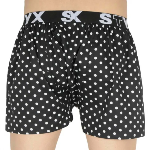 Pánske trenky Styx art športová guma bodky (B1055) M, trenírky