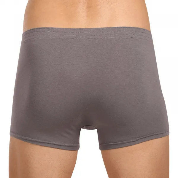 3PACK pánske boxerky Styx klasická guma tmavo sivé (3Q1063) M, trenky