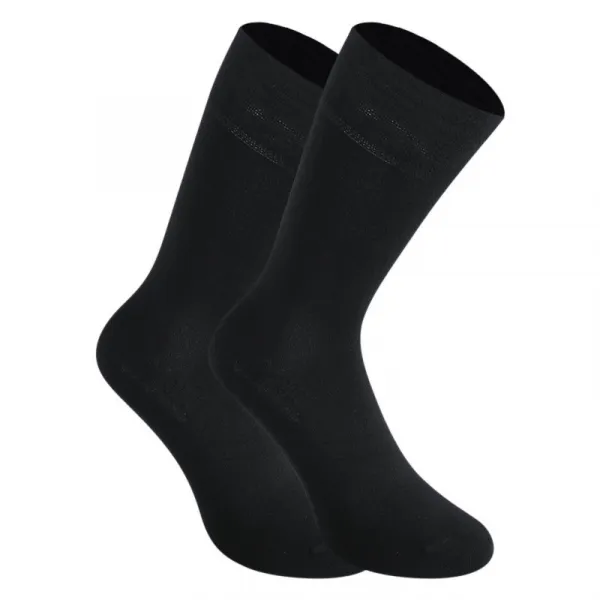 3PACK ponožky Styx vysoké bambusové čierne (3HB960) M