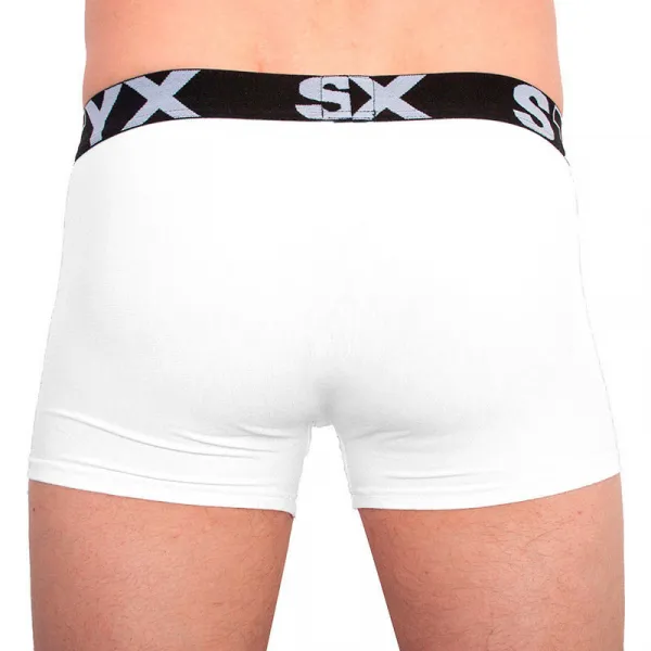 Pánske boxerky Styx športová guma nadrozmer biele (R1061) 4XL, trenky