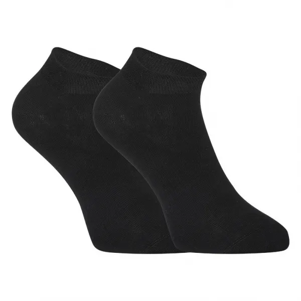 5PACK Styx low bamboo black socks